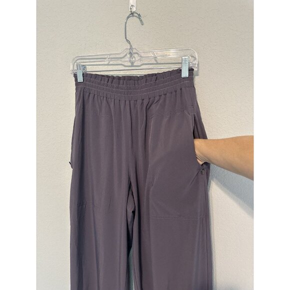 Athleta Savannah Jogger Pants Women’s Size 2 Purple Lightweight Travel Airy - Picture 5 of 6